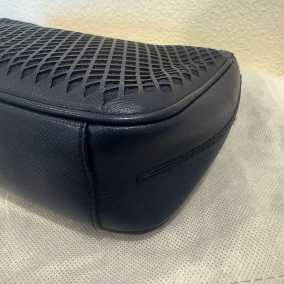 Ferragamo Navy Blue Quilted Chain Bag with COA - Picture 7 of 12